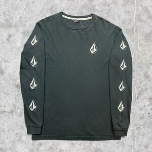 2000's Volcom Tri-Hit Graphic Long Sleeve Shirt